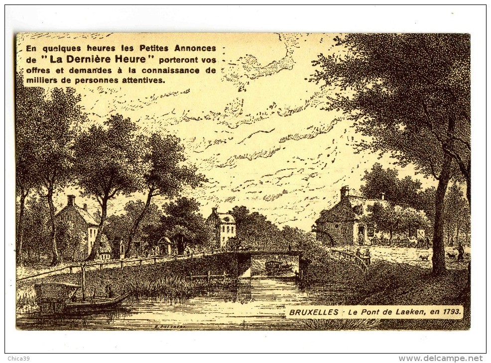 17903   -   Les Petites Annonces De La Dernière Heure - Bruxelles, Le Pont De Laeken En1793 - Advertising