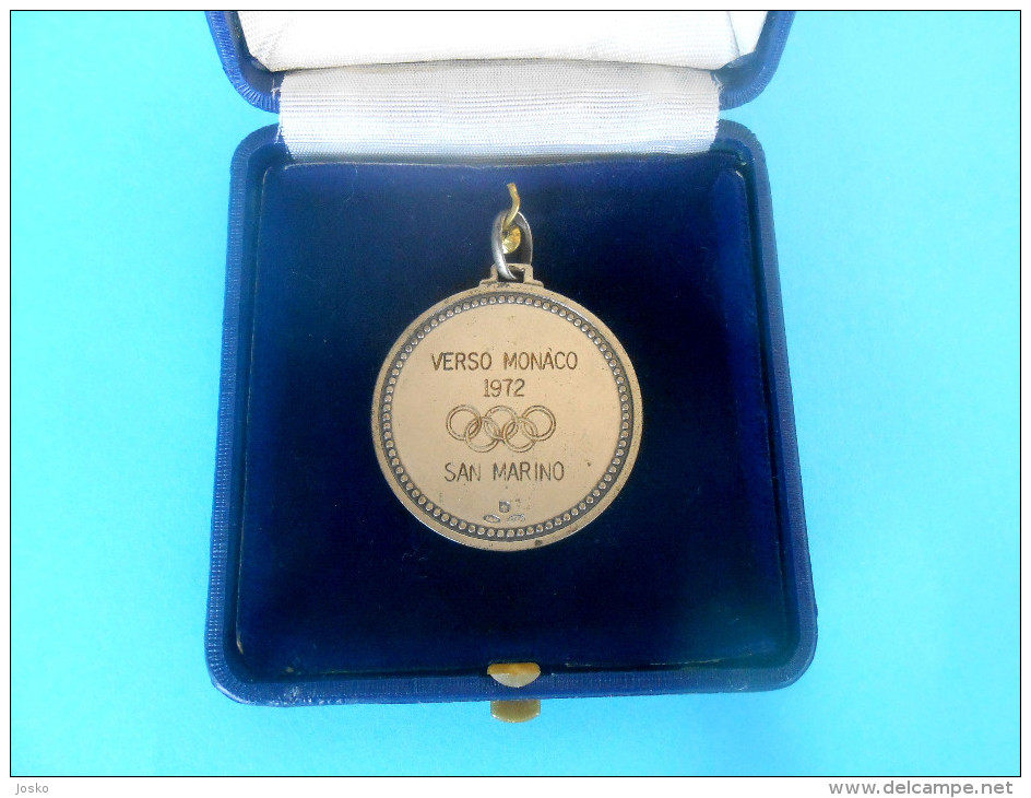 SAN MARINO *** SOLID SILVER MEDAL IN BOX ***  Olympic Games NOC Olimpiadi Jeux Olympiques Olympia Olympiade Olimpici - Apparel, Souvenirs & Other