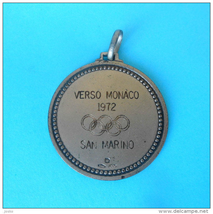 SAN MARINO *** SOLID SILVER MEDAL IN BOX ***  Olympic Games NOC Olimpiadi Jeux Olympiques Olympia Olympiade Olimpici - Apparel, Souvenirs & Other