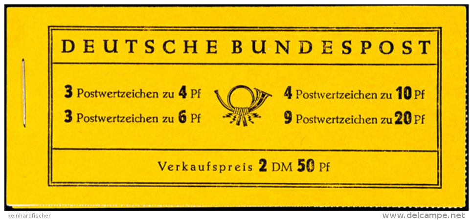 Markenheftchen "Posthorn", Postfrisch, Gepr. Schmidl BPP, Mi. 900.-, Katalog: MH1 **Stamp Booklet "posthorn",... - Otros & Sin Clasificación