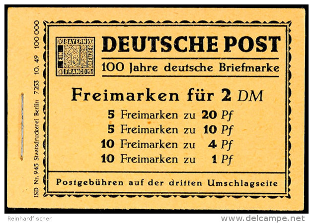 Berliner Bauten 1949, Markenheftchen, Tadellos Postfrisch, Mi. 700.-, Katalog: MH1 **Berlin Buildings 1949,... - Autres & Non Classés