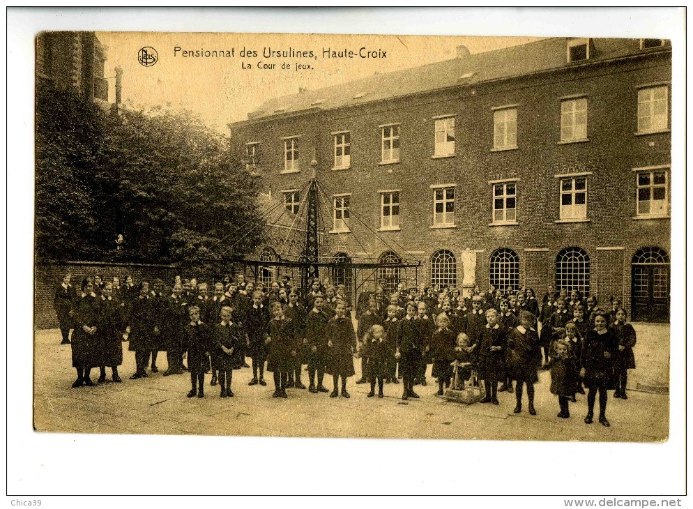 17904   -  Haute-Croix   -   Pensionnat Des Ursulines   -   La Cour De Jeux - Pepingen