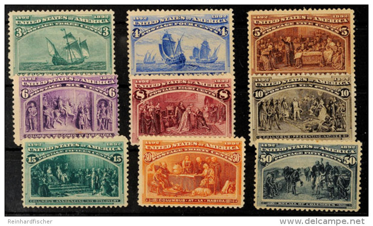 1-50 C. Kolumbus, Ungebraucht, Teils Neugummi, Katalog: 73/83 *1-50 C. Columbus, Unused, Partly Regummed,... - Autres & Non Classés