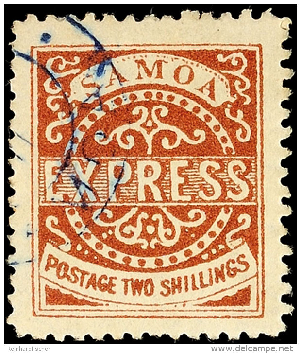 2 Sh. Rotbraun, Tadellos, Gestempelt, Katalog: 6IIb O2 Sh. Red-brown, In Perfect Condition, Used, Catalogue:... - Samoa