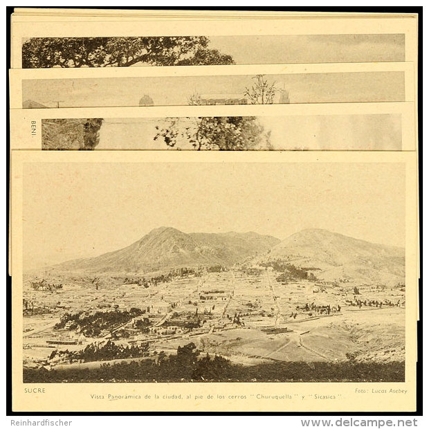 2,50  Auf 1,25 B. Bildpost-Ganzsachenkarte "Bergarbeiter", 12 Karten Mit Rückseitig Verschiedenen Ansichten,... - Bolivie