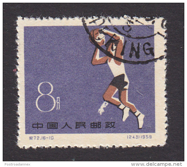 People´s Republic Of China, Scott #476, Used, Basketball, Issued 1959 - Oblitérés