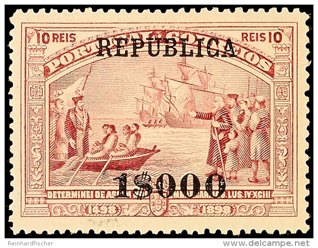 2 1/2 R. Bis 1$300 R. Auf 10 R. Vasco Da Gama, Kompletter Ungebrauchter Satz Mit Erstfalz, Pracht, Katalog: 182/89... - Autres & Non Classés