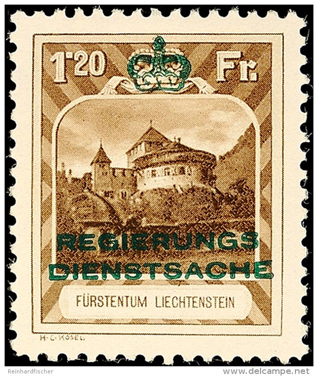 5 Rp. - 1,20 Fr. Landschaften Mit Aufdruck, Tadellos Ungebraucht, Mi. Für ** 1.200.-, Katalog: 1/8 *5 Rp.... - Sonstige & Ohne Zuordnung