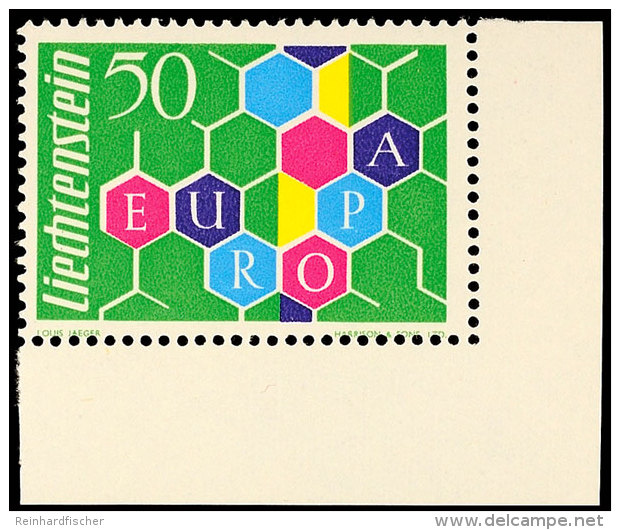 Europa 1960 (Cept-Marke), Tadellos Postfrisch Aus Der Rechten Unteren Bogenecke, Luxus, Katalog: 408 **Europe... - Autres & Non Classés