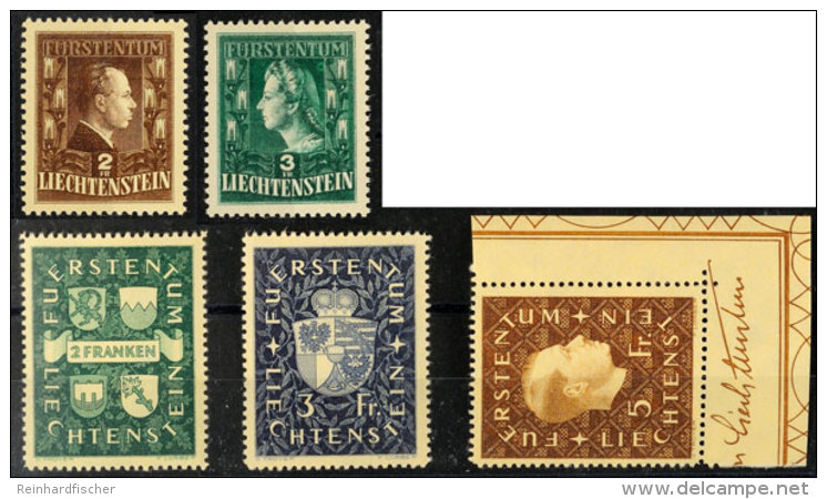 2-5 Fr. Freimarken 1939, Kompletter Postfrischer Kabinettsatz, Davon Höchstwert Aus Der Rechten Unteren... - Otros & Sin Clasificación