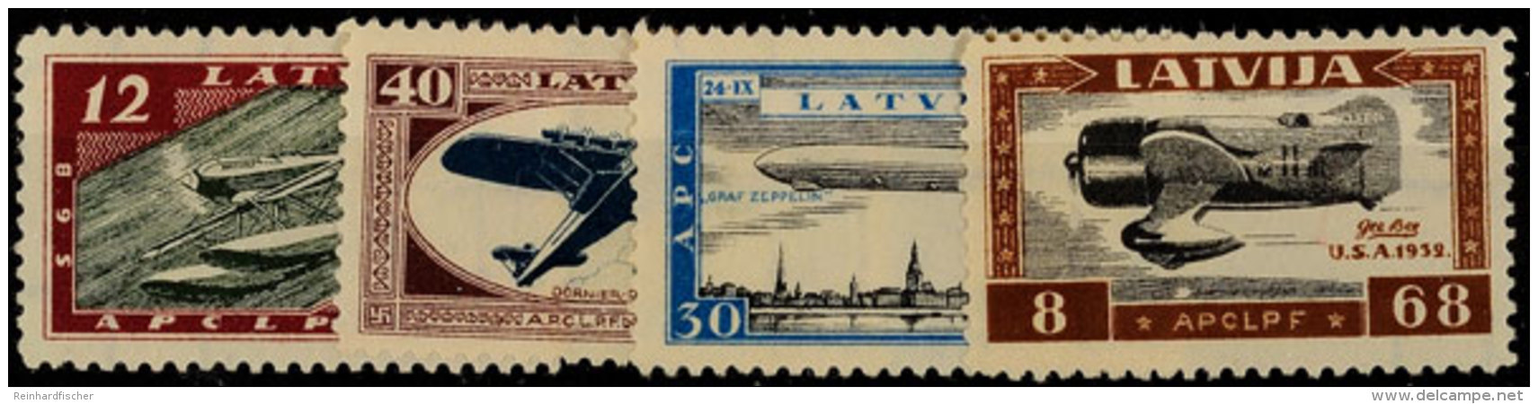 Flieger-Hilfsfond (IV), Tadellos Ungebraucht, Katalog: 228/31A *Flyer Auxiliary Foundation (IV), In Perfect... - Latvia