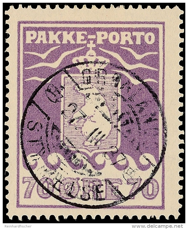 70 Öre Violett, 1930, Zentr. Klar Gest. "GRÖNLANDS STYRELSE 27.III.37", Katalog: 10A O70 °re... - Otros & Sin Clasificación