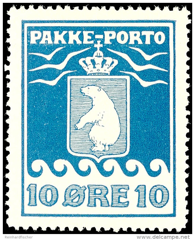 10 Öre Blau, Nachauflage 1910, Sehr Gut Zentriert Und Allen 4 Seiten Gezähnt, Im 25er-Bogen Nur Der... - Otros & Sin Clasificación