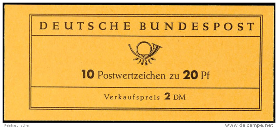 Markenheftchen "Bach" Mit Dickem Deckel, Geschlossen, Tadellos, Mi. 220.-, Katalog: MH9v **Stamp Booklet "Bach"... - Autres & Non Classés