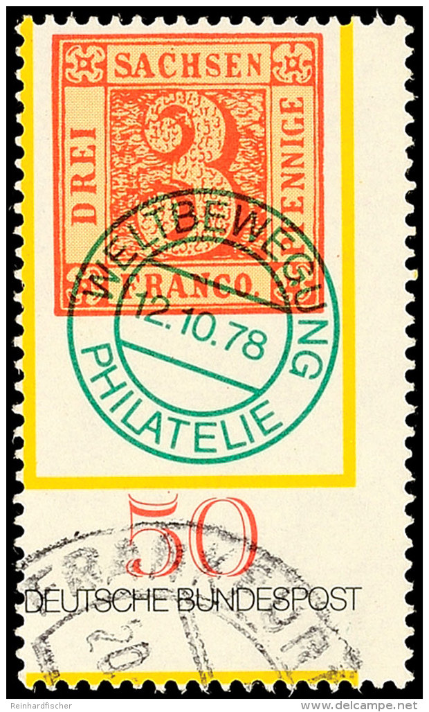 50 Pfg Tag Der Briefmarke 1978, Markant Verzähnte Marke, Dadurch Irregulär Nach Oben Links Dezentriertes... - Autres & Non Classés