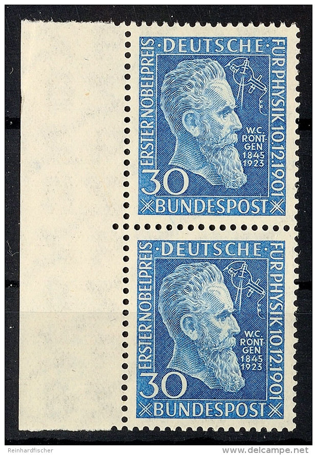 30 Pfg Röntgen, Tadellos Postfrisches Senkrechtes Paar, Katalog: 147(2) **30 Pfg Röntgen, In Perfect... - Otros & Sin Clasificación