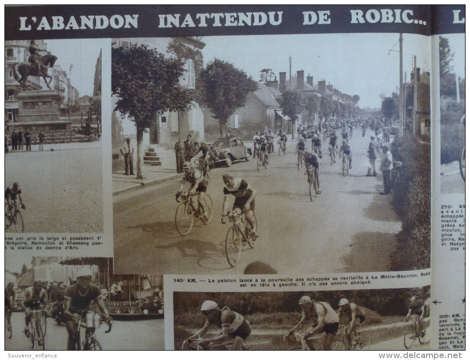 Miroir Sprint 13 Juin 1949 Cyclisme La Motte Beuvron Lamotte 41 Loir Et Cher Chateauroux Natation Vallerey Bethune Foot - 1900 - 1949