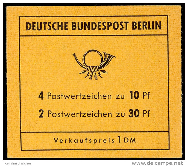 Brandenburger Tor 1970, Komplettes Markenheftchen Mit Der Sehr Selten Deckvariante 4. Seite Reklame "Schneider",... - Otros & Sin Clasificación