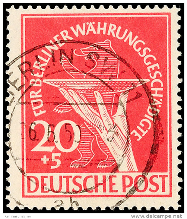 10-30 Pfg. Währungsgeschädigte Komplett Gestempelt, Geprüft Schlegel BPP, Mi. 600,-, Katalog: 68/70... - Otros & Sin Clasificación