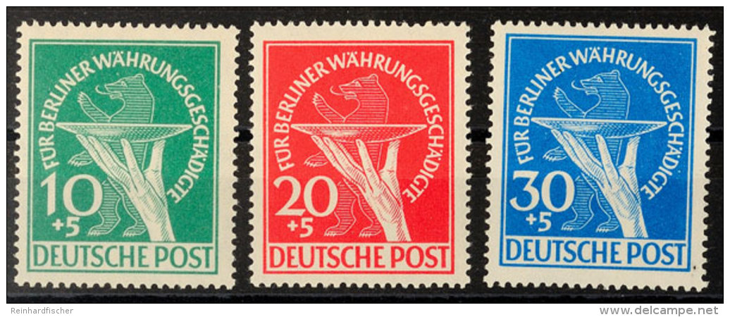 Währungsgeschädigte, Tadellos Postfrisch, Mi. 350,-, Katalog: 68/70 **Monetary Reform Vitims, In... - Otros & Sin Clasificación