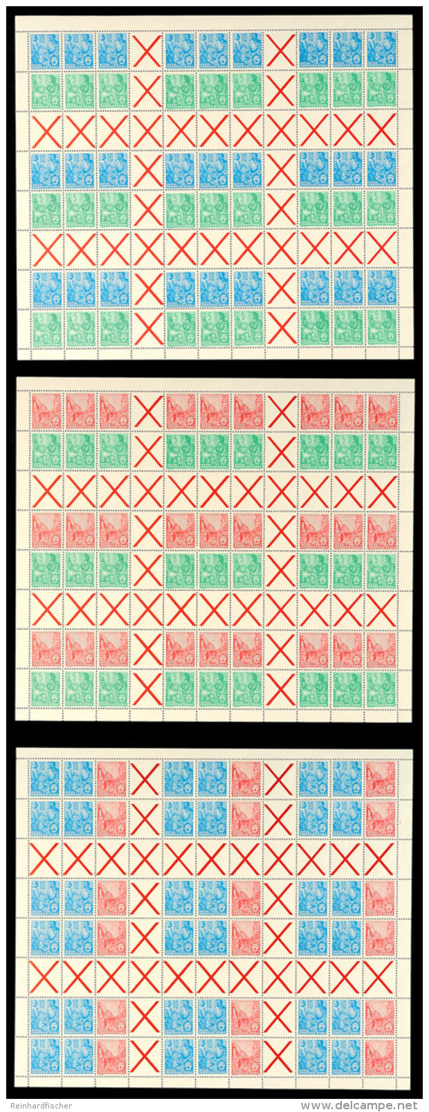 Fünfjahrplan 1960, Alle 3 Markenheftchenbogen, Tadellos Postfrisch, Mi. 680.-, Katalog: 7/9 **Five Year... - Autres & Non Classés