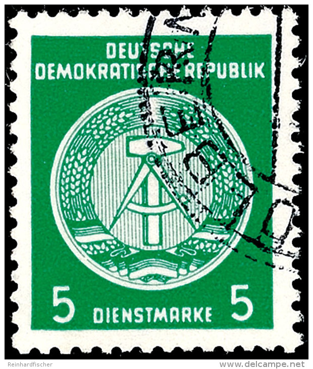 5 Pfg Zirkelmarke Mit Wz. 2 Y I, Tadellos Gestempelt, Gepr. Paul BPP, 150,-, Katalog: 18YI O5 Pfg Circle Stamp... - Otros & Sin Clasificación