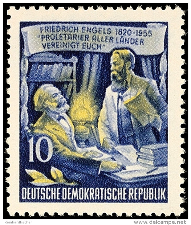 10 Pfg Engels Mit Wz. 2 Y I, Tadellos Postfrisch, Gepr. Paul BPP, Mi. 160,-, Katalog: 486YI **10 Pfg Angel... - Autres & Non Classés