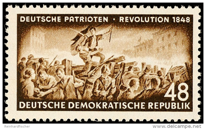 48 Pfg Deutsche Patrioten Mit Wz. 2 X I, Tadellos Postfrisch, Gepr. Paul BPP, Katalog: 403XI **48 Pfg German... - Otros & Sin Clasificación