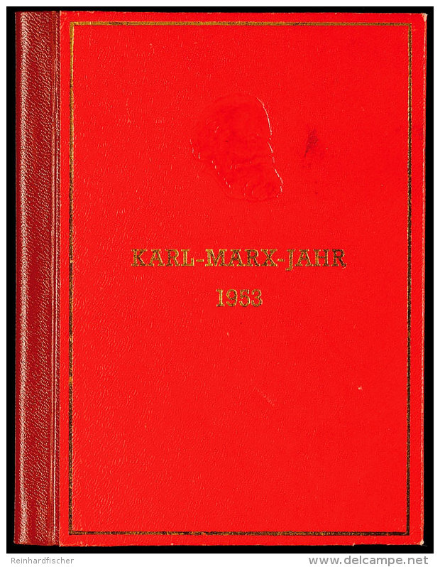 Karl-Marx Gedenkheft, Tadellos Ungebraucht, Mi. 85,-, Katalog: S344/53 **Karl-Marx Commemorative Booklet, In... - Autres & Non Classés