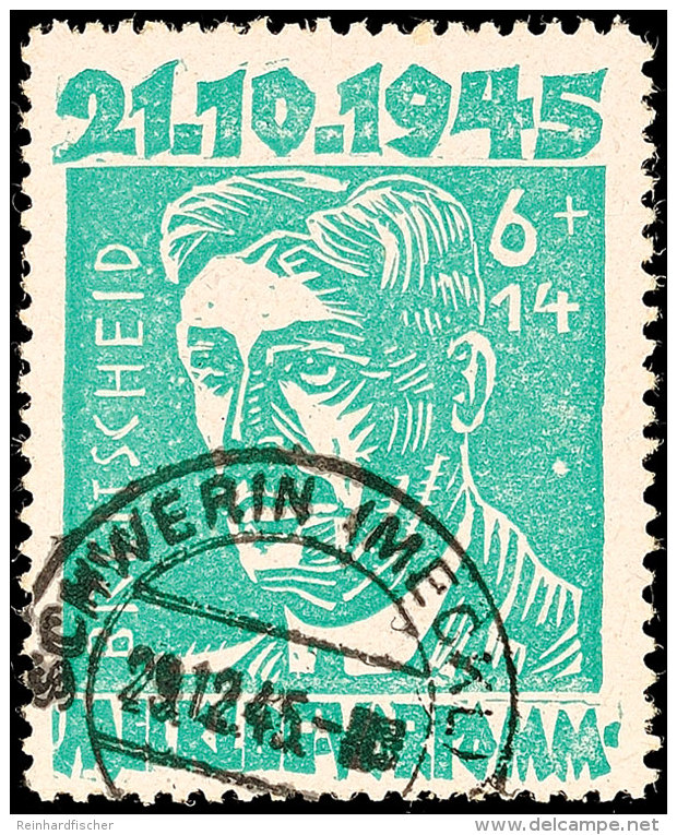 6+14 Pf. Breitscheid Mit Plattenfehler VII, Tadellos, Gestempelt, Gepr. Kramp BPP, Katalog: 20aVII O6 14 Pf.... - Otros & Sin Clasificación