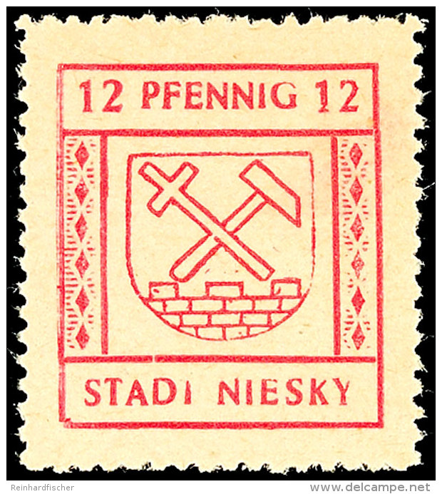 6 Pfg.-12 Pfg. Auf Papier Mit Spargummierung (große Kreise), Komplett Mit 3 Werten, Ungebraucht, Pracht,... - Niesky