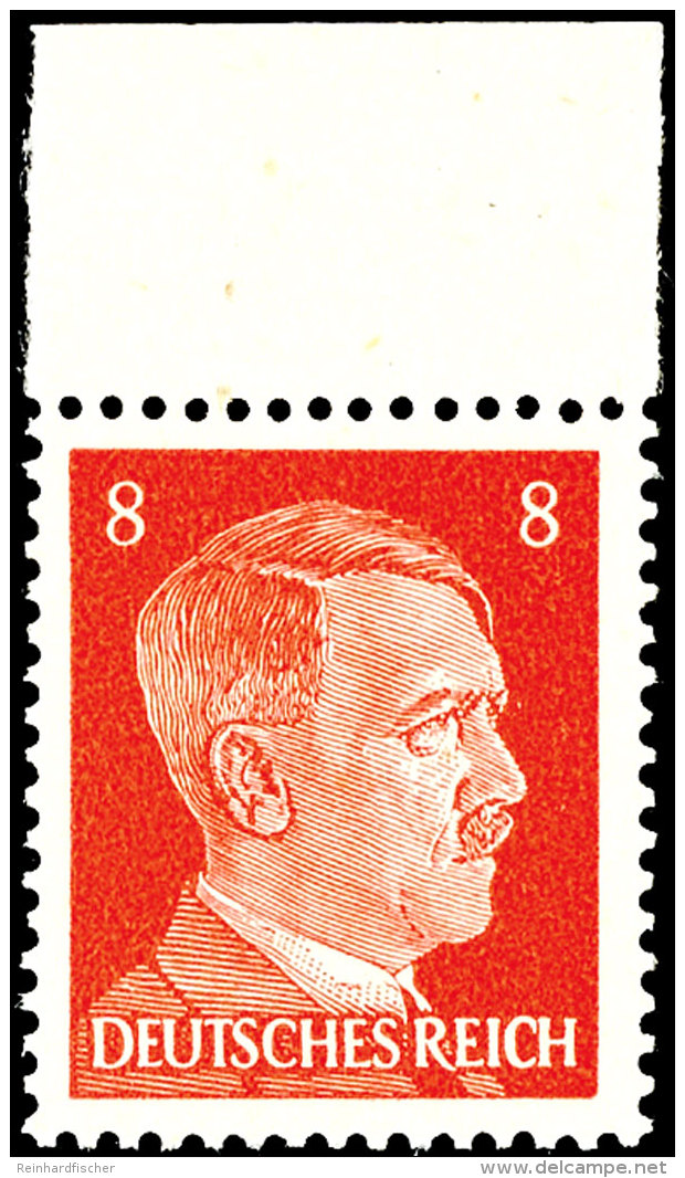 3-8 Pf. Hitler Komplett Je Vom Oberrand Tadellos Postfrisch, Mi. 380,-, Katalog: 23/26 **3-8 Pf. Hitler... - Autres & Non Classés