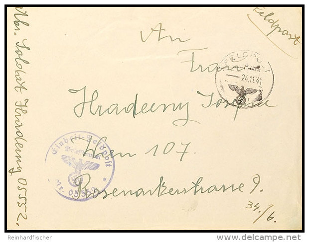 1941, Alderney: Feldpostbrief Mit Normstempel "e 24.11.41" Und Briefstempel Und Absendervermerk Mit Feldpost-Nummer... - Autres & Non Classés