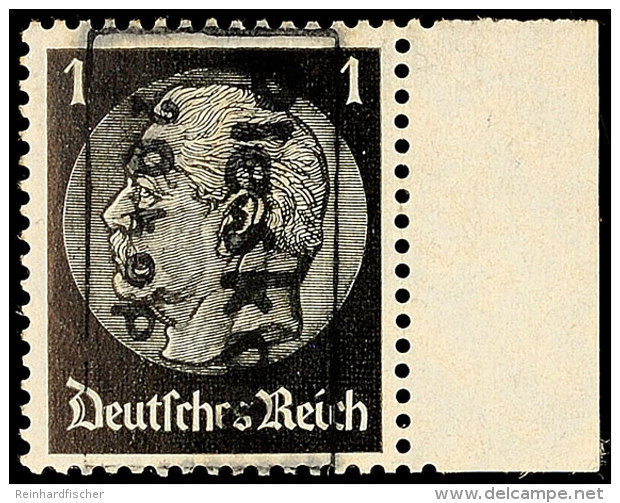 20 Kop Auf 1 Pf., Postfrisch Mit Winzigen Haftspuren, Sign. Sellschop, Katalog: 1a **20 Kop On 1 Pf., Mint... - Autres & Non Classés