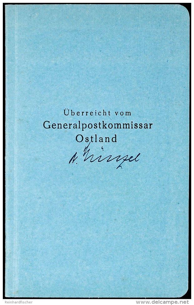 Geschenkheft Der DDP Ostland 1941, Einsteckbüchlein (10 X 16 Cm) Mit Breiter Auswahl Postfrischer Baltischer... - Autres & Non Classés