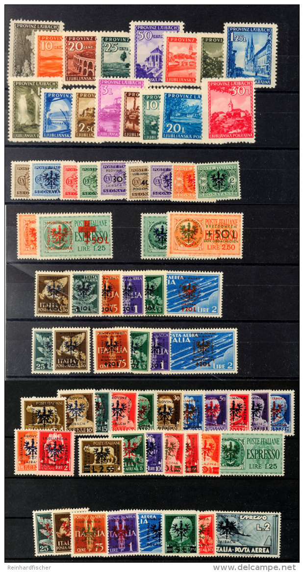 Gebiet Kpl. Incl. Portomarken P1/9, Postfrisch, Katalog: 1/60 **Area Complete Including Postage Due Stamps P1 /... - Autres & Non Classés