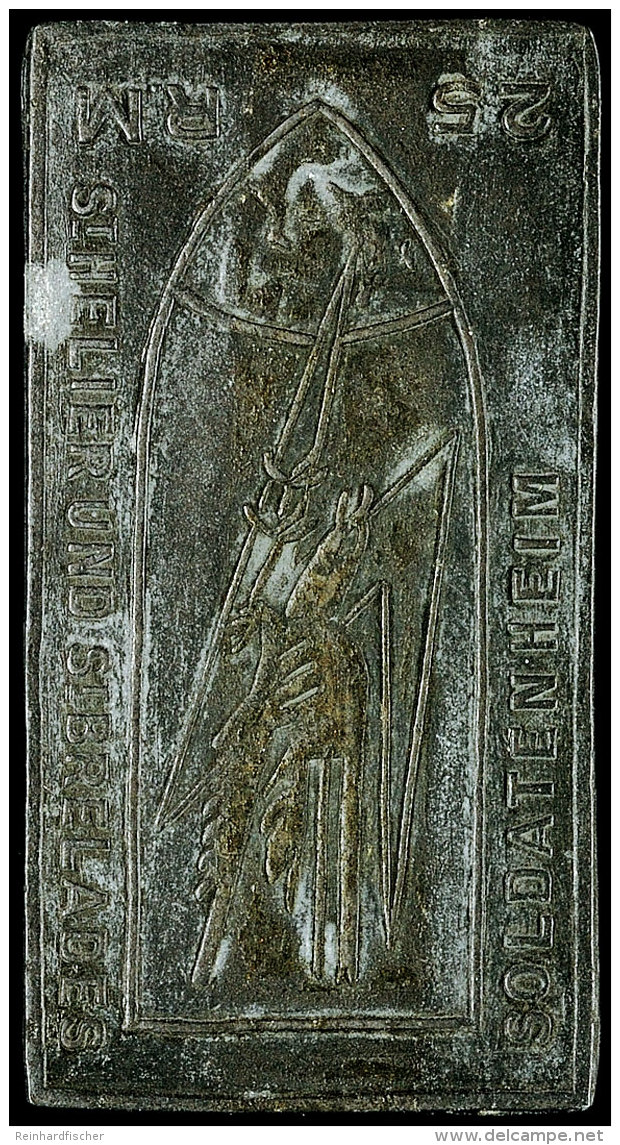 Wertmarke (Bronze-Token) über 25 R.M. Für Die Soldatenheime St. Helier Und St. Brelades Auf Jersey; Sehr... - Otros & Sin Clasificación