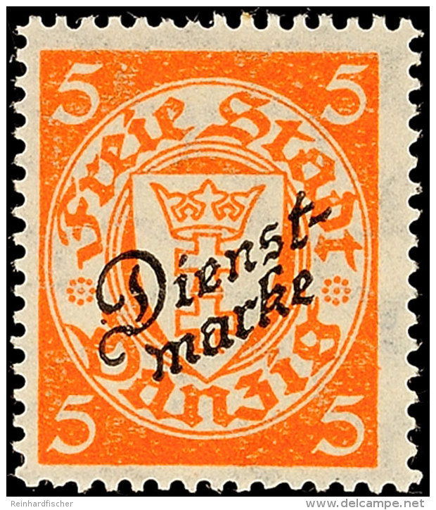 5 Pfg. Rötlichorange, Postfrisch, Pracht, Signiert Tworek BPP, Mi. 100,- Ist Unfug !, Katalog: 41a **5... - Otros & Sin Clasificación