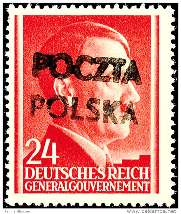 Konske: 1945, 8 Werte Mit Aufdruck "Poczta Polska" Aus Dem Schaltersatz (Mi.-Nr. GG 88 Und 111 Fehlen), Postfrisch,... - Otros & Sin Clasificación