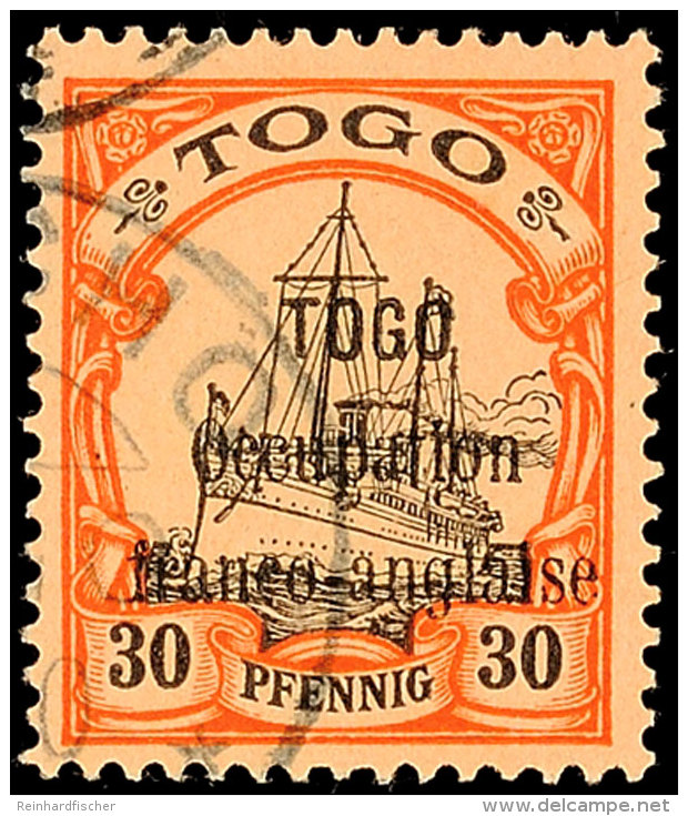 30 Pf. Tadellos Gestempelt, Mi. 130.-, Katalog: 5 O30 Pf. Neat Cancelled, Michel 130., Catalogue: 5 O - Togo