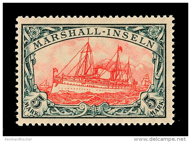 5 Mark Mit Wasserzeichen Tadellos Postfrisch, Mi. 150,- Unterbewertet, Katalog: 27BI **5 Mark Watermarked In... - Islas Marshall