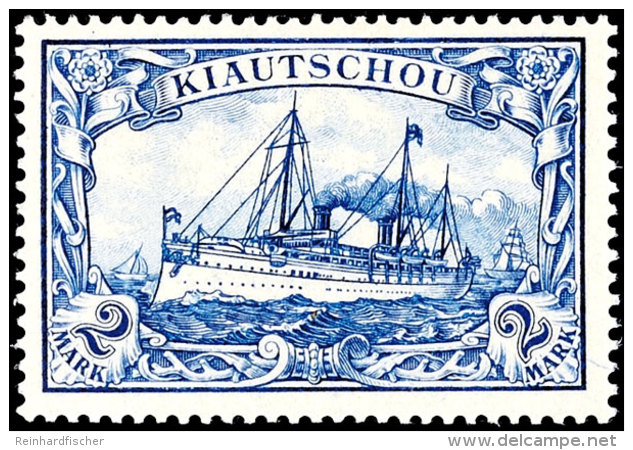 2 Mark Blau Tadellos Postfrisch, Mi. 250,-, Katalog: 15 **2 Mark Blue In Perfect Condition Mint Never Hinged,... - Kiautchou