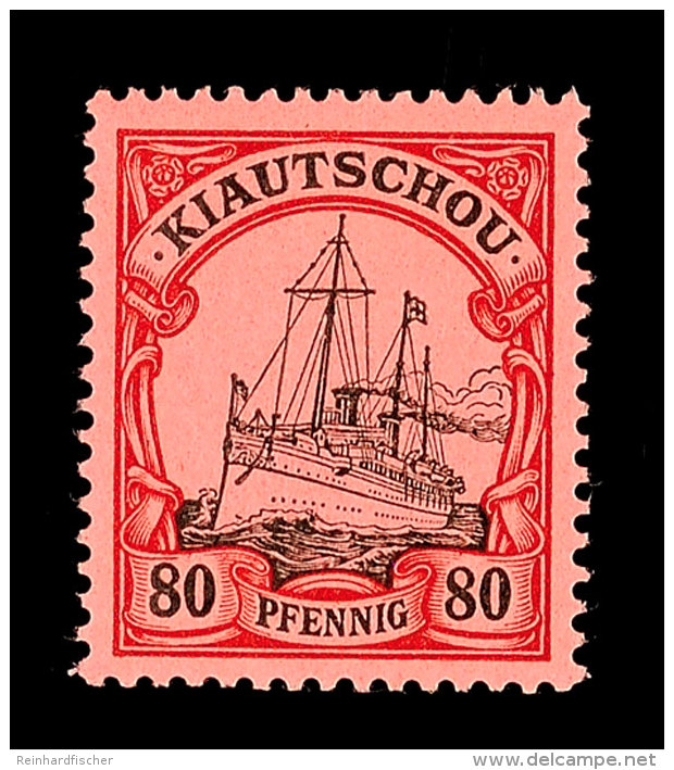 80 Pf. Tadellos Postfrisch, Mi. 85,-, Katalog: 13 **80 Pf. In Perfect Condition Mint Never Hinged, Michel 85,,... - Kiautchou