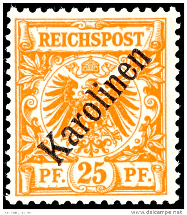 25 Pf. Diagonalaufdruck Tadellos Postfrisch, Tiefst Gepr. Bothe BPP, Mi. 4000,-, Katalog: 5I **25 Pf. Diagonal... - Carolines