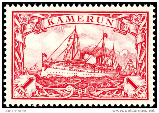 1 Mark Rot Tadellos Postfrisch, Tiefst Gepr. Eibenstein BPP, Mi. 200,-, Katalog: 16 **1 Mark Red In Perfect... - Camerún