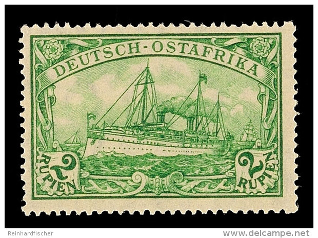 2 Rupien Mit Wasserzeichen Tadellos Postfrisch, Tiefst Gepr. Siebentritt BPP, Mi. 130,-, Katalog: A38 **2 Rupee... - Afrique Orientale