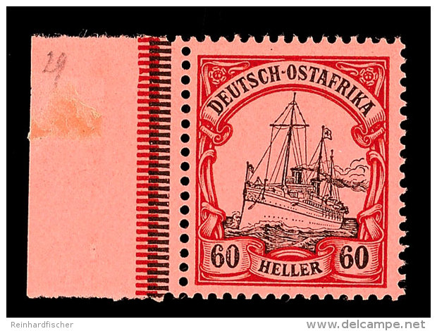 60 Heller Tadellos Postfrisch, Tiefst Gepr. Pauligk BPP, Mi. 150,-, Katalog: 29 **60 Lighter In Perfect... - Afrique Orientale