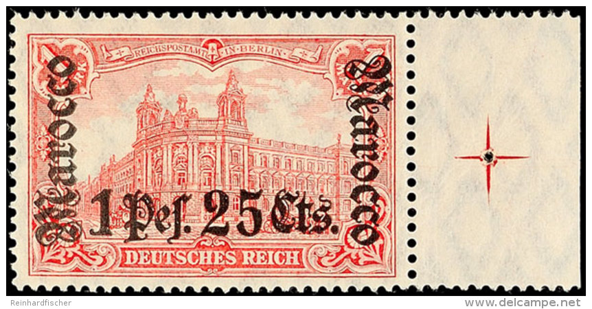 1.25 Pes. Auf 1 M Tadellos Postfrisch, Mi. 220.-, Katalog: 43 **1. 25 Pes. On 1 M In Perfect Condition Mint... - Maroc (bureaux)