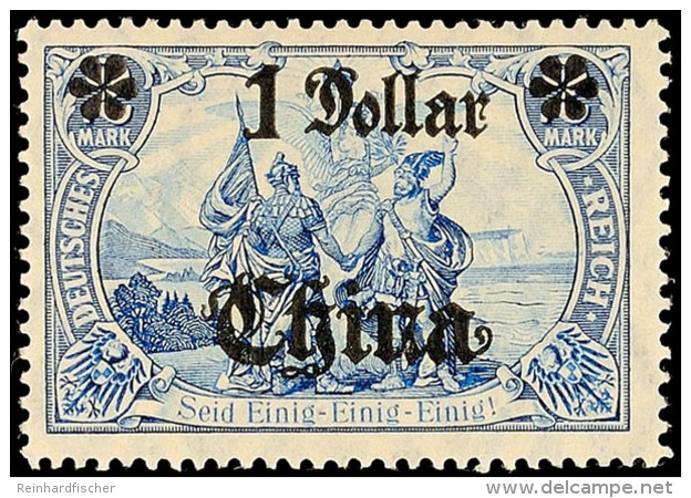 1 Dollar Auf 2 Mark In Type IAII Tadellos Postfrisch, Mi. 100,-, Katalog: 45IAII **1 Dollar On 2 Mark In Type... - China (oficinas)