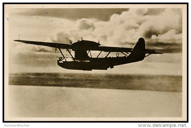 1944, Unsere Luftwaffe, Seeaufklärer-Flugboot Dornier Do-18, S/w Fotokarte Nr. B 10014, Driesen-Verlag/Berlin,... - Autres & Non Classés